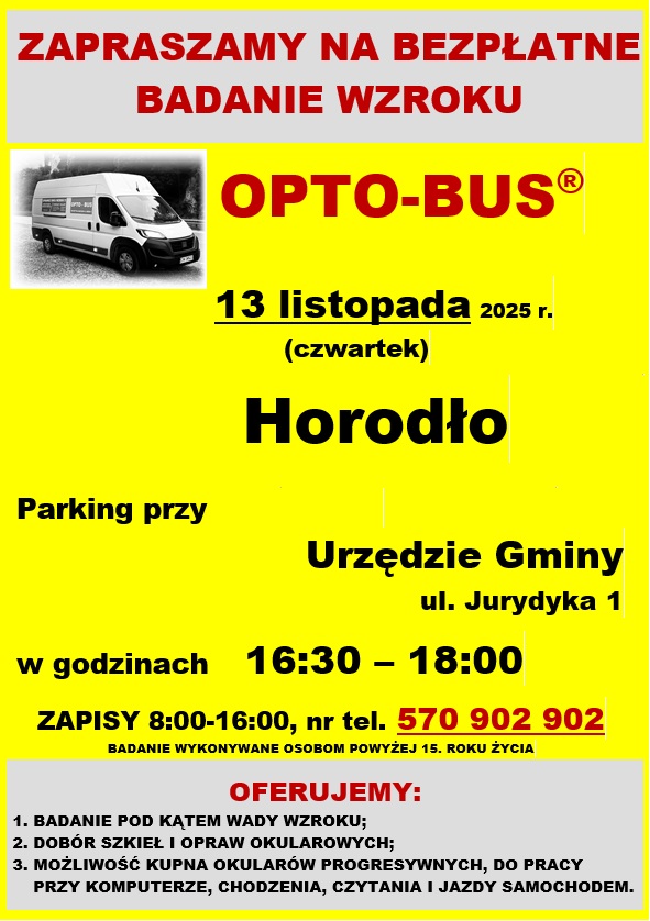 Bezpłatne badanie wzroku